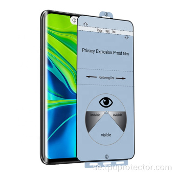 Hydrogel Privacy Screen Protector för Xiaomi Mi CC9